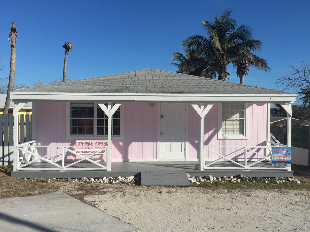 Bimini Seaside Villas - Pink Cottage With Beach View Alice Town  Eksteriør billede